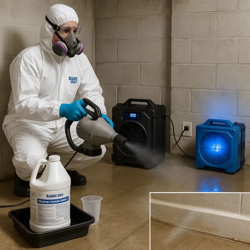 Sanitization and Odor Removal process in Saint Johns, MO